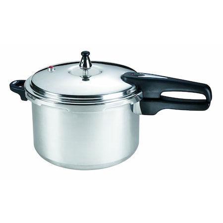 Mirro Mirro Polished Aluminum Pressure Cooker 8 qt Black/Silver 92180A